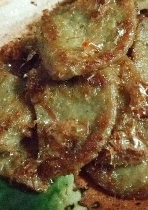 黒はんぺんの炒め物-レシピのメイン写真