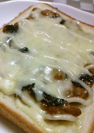 納豆と海苔のトースト-レシピのメイン写真