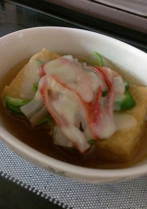 絹厚揚げの洋風コンソメ煮-レシピのメイン写真