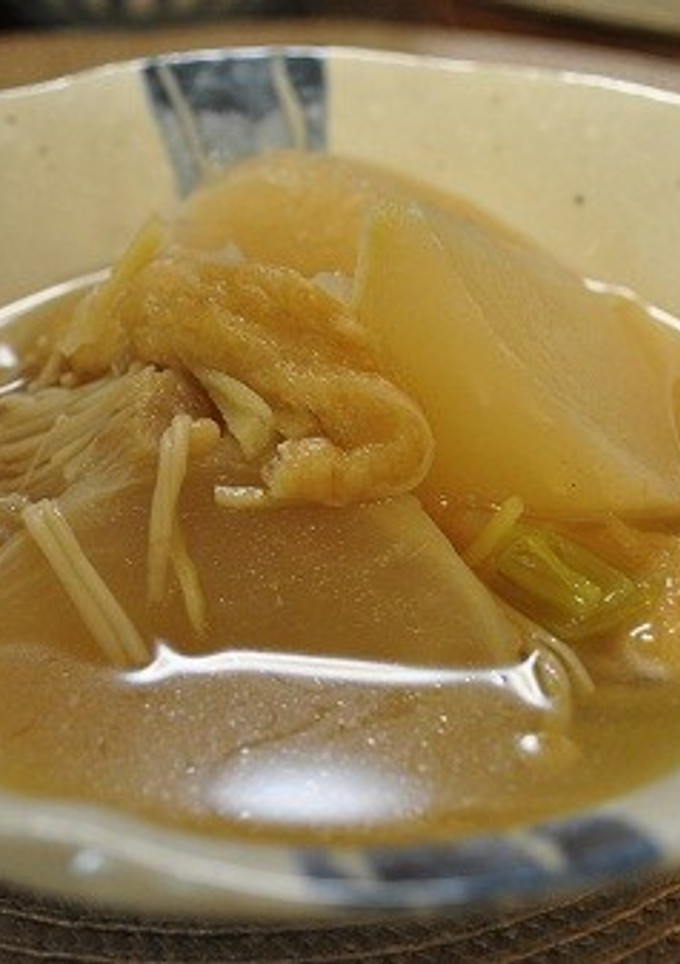 蕪とお揚げの生姜煮-レシピのメイン写真