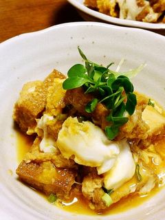 厚揚げの卵とじ-レシピのメイン写真