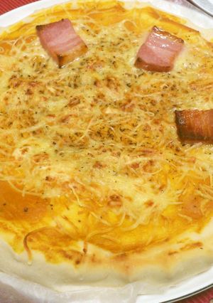 マスタードチーズpiza。-レシピのメイン写真