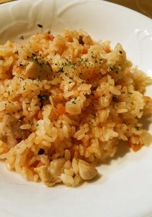 簡単＊炊飯器deチキンピラフ♡-レシピのメイン写真