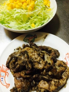 えっ!?黒い生姜焼き!!-レシピのメイン写真