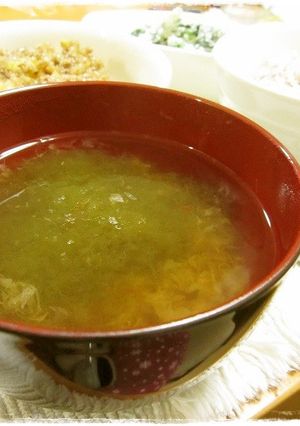 即席☆とろろ昆布のお吸い物-レシピのメイン写真