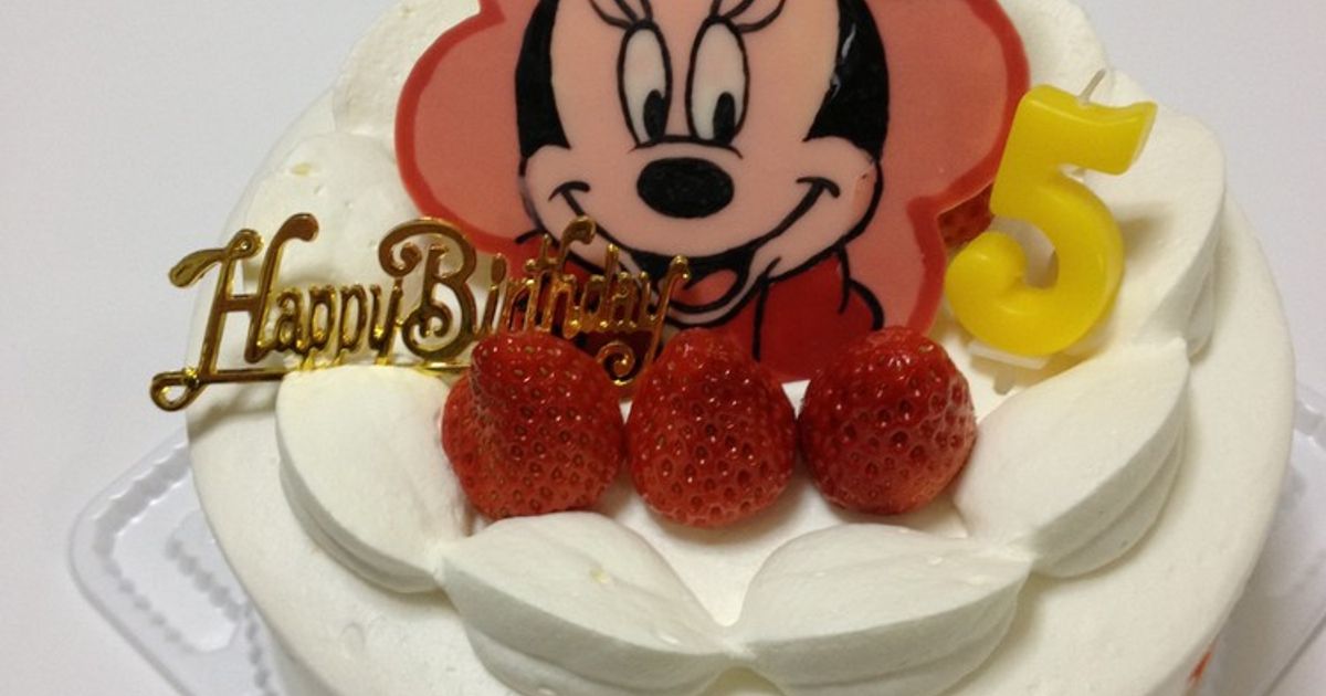 キャラチョコ お誕生日♡ミニーちゃん by すみどん＆たけるん