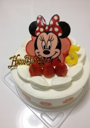 キャラチョコ お誕生日♡ミニーちゃん-レシピのメイン写真