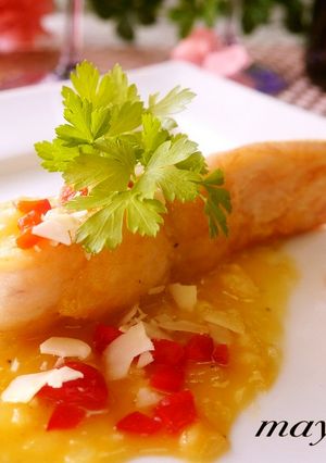＊白身魚♥簡単オレンジソースで＊-レシピのメイン写真