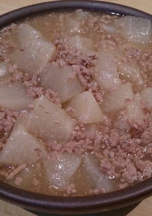 活力鍋で大根と豚ひき肉のとろ煮-レシピのメイン写真