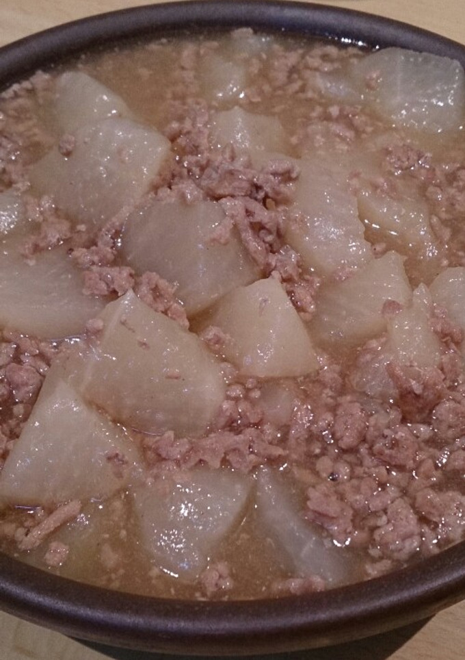 活力鍋で大根と豚ひき肉のとろ煮-レシピのメイン写真