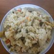 主人の大好物☆鶏皮混ぜご飯