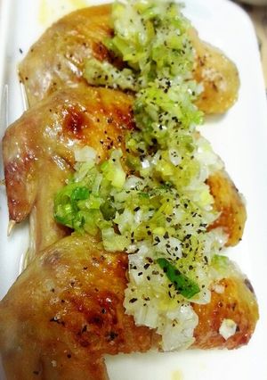 手羽先のネギ塩焼き-レシピのメイン写真