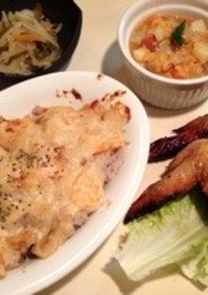 風味UP❗️クリーミーエビドリア-レシピのメイン写真