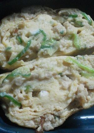 余った鶏そぼろで卵焼き-レシピのメイン写真
