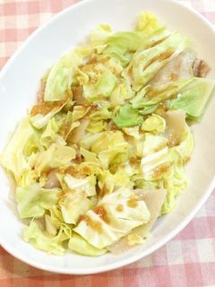 レンジで簡単!豚バラとキャベツの重ね蒸し-レシピのメイン写真