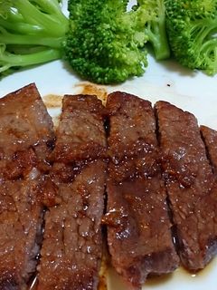 山葵と牛肉のステーキ-レシピのメイン写真