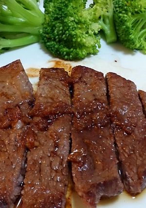 山葵と牛肉のステーキ-レシピのメイン写真