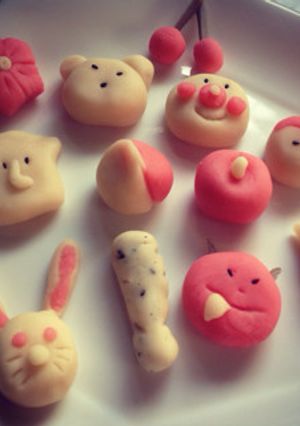 練り切りで遊ぼう♡-レシピのメイン写真