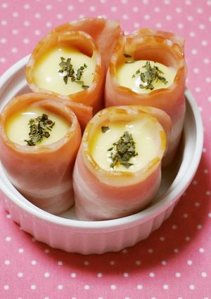 【ママレシピ】うずらベーコンonチーズ♪-レシピのメイン写真