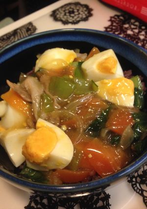 少ないお肉でも満腹☆すぐできる中華丼-レシピのメイン写真