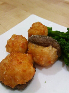 しいたけとエビの唐揚げ。-レシピのメイン写真