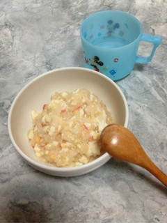 離乳食・幼児食☆カニたま豆腐おじや-レシピのメイン写真
