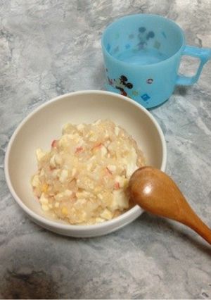 離乳食・幼児食☆カニたま豆腐おじや-レシピのメイン写真