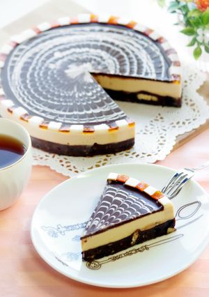 キャラメルとチョコのムースケーキ-レシピのメイン写真