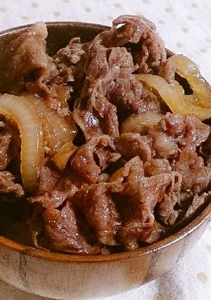 簡単ずぼらな本格手作り牛丼!-レシピのメイン写真