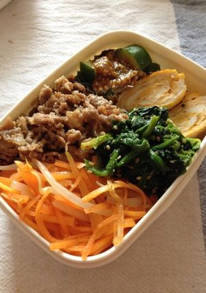 ビビンバ弁当-レシピのメイン写真