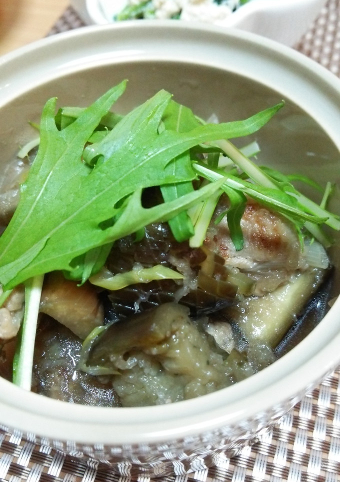 なすと豚肉のみぞれ煮-レシピのメイン写真