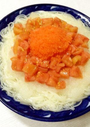 おろしそうめんトマト-レシピのメイン写真