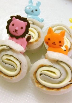 竹輪 de お弁当に海苔チー竹輪-レシピのメイン写真