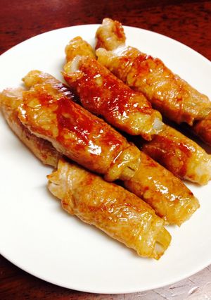 照り照り簡単♡⃛蓮根の豚肉まき♡⃛-レシピのメイン写真