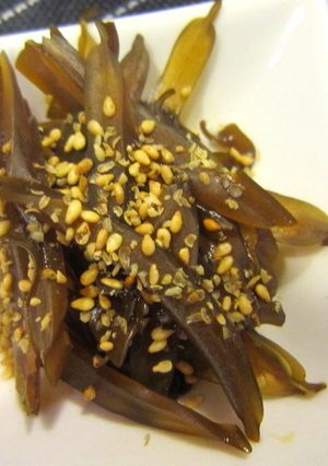 ワカメの茎煮-レシピのメイン写真