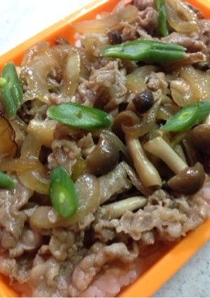 お弁当に… 超簡単(^_^) 牛丼-レシピのメイン写真