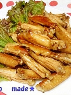 鶏手羽中のこっくり炒め-レシピのメイン写真
