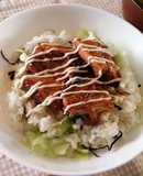 簡単ごはん■缶詰で鯖煮のっけ丼