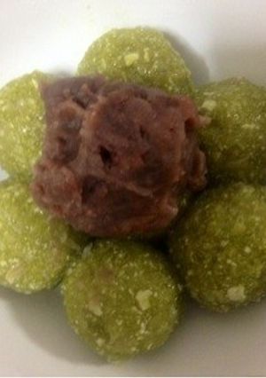 あんこが主役！おから茶団子-レシピのメイン写真