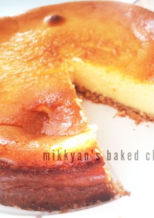 ベイクドチーズケーキ-レシピのメイン写真
