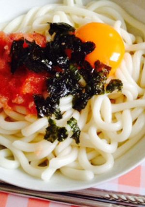 簡単！明たま韓国風うどん-レシピのメイン写真