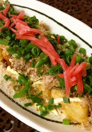 お家居酒屋メニュー！たこ焼き風揚げ豆腐♪-レシピのメイン写真