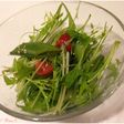 簡単!水菜とスナップエンドウのサラダ