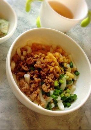 幼児食☆そぼろたぬきうどん-レシピのメイン写真