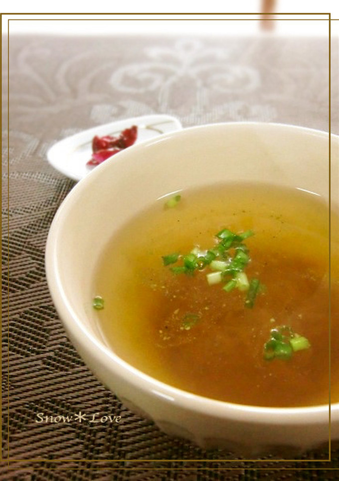 簡単☆お湯を注いで〜なめ茸のお吸い物-レシピのメイン写真