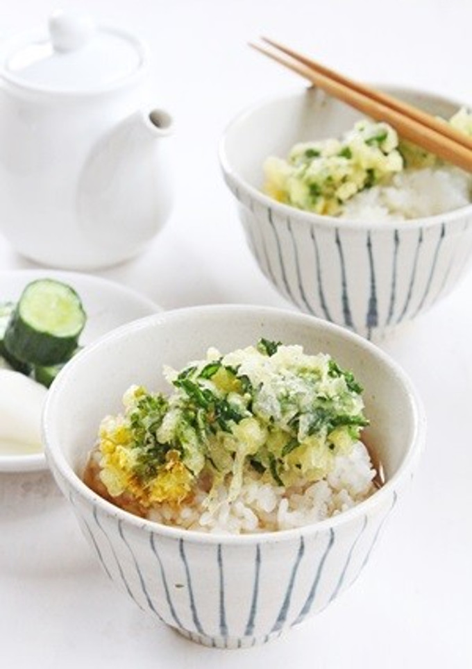 超簡単！旨出汁「菜の花の天ぷら漬け」-レシピのメイン写真