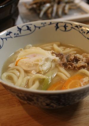 普通の味噌で味噌煮込みうどん-レシピのメイン写真