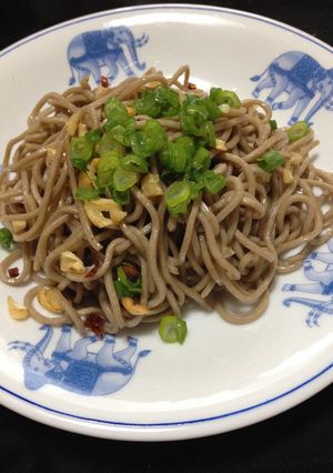 簡単！和そばのペペロンチーノ-レシピのメイン写真