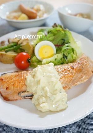 サーモンのムニエル香味タルタルソース-レシピのメイン写真