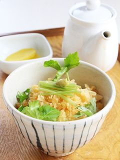 超簡単!旨出汁「天かす茶漬け」-レシピのメイン写真